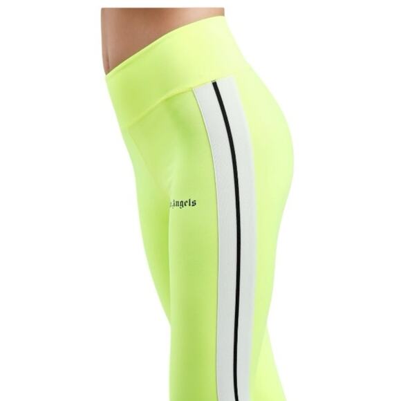 Palm Angels Leggings Neon Green Yellow Size Medium Track Leggings - Picture 9 of 9